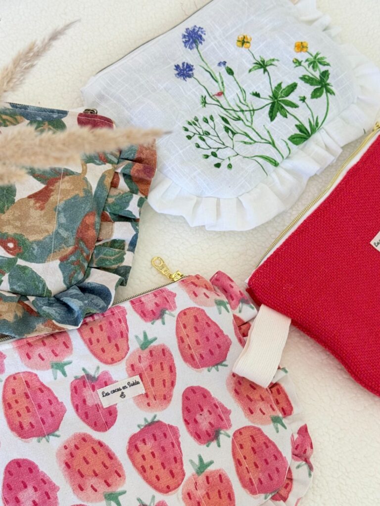 Trousse de toilette plate à volants – Image 5