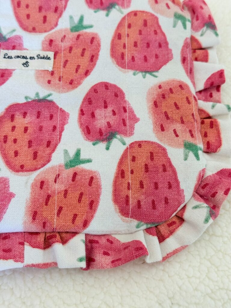 Trousse de toilette plate à volants – Image 2