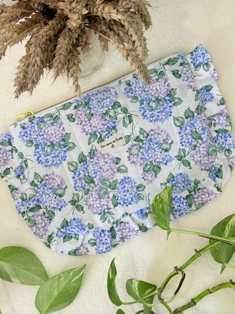 Vanity Bag Flat with Ruffles