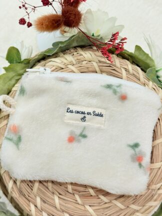 Card holder linen and cotton