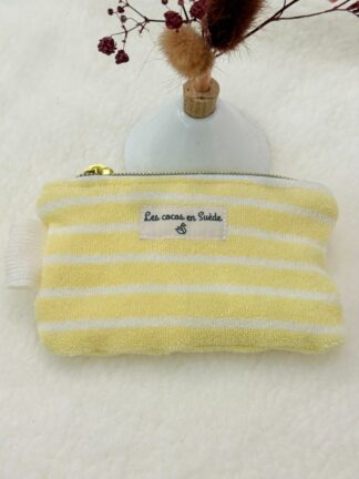 Card holder linen and cotton